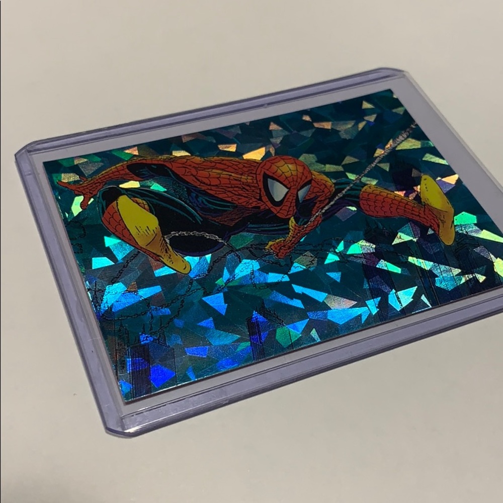 1992 MARVEL SPIDERMAN PRISM CARD 30TH ANNIVERSARY